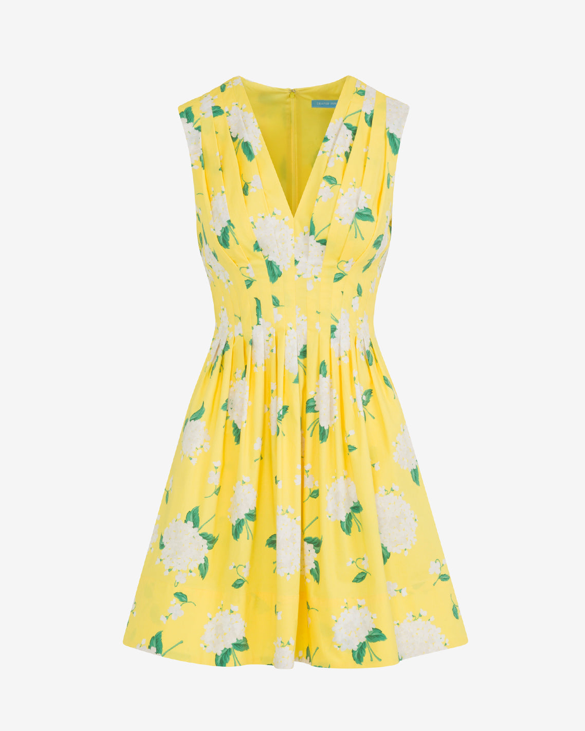 Draper James Yellow Lenny Mini Dress in Floral