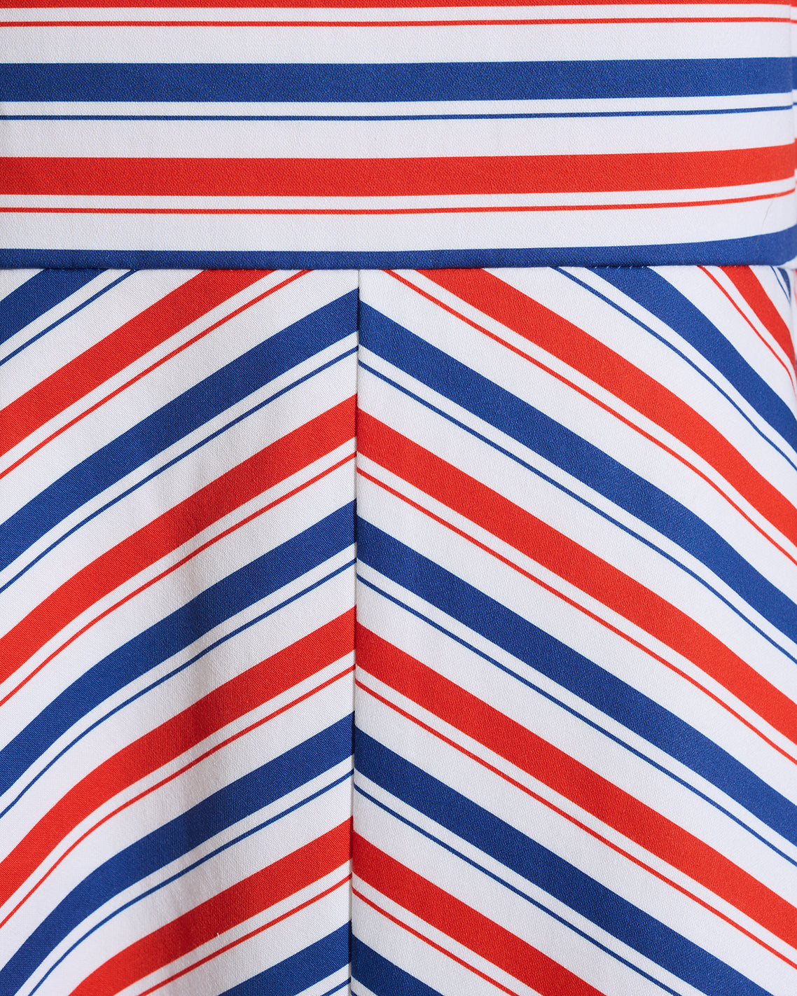 Draper James Americana Stripe Angela Love Circle Midi Dress in Americana Stripes