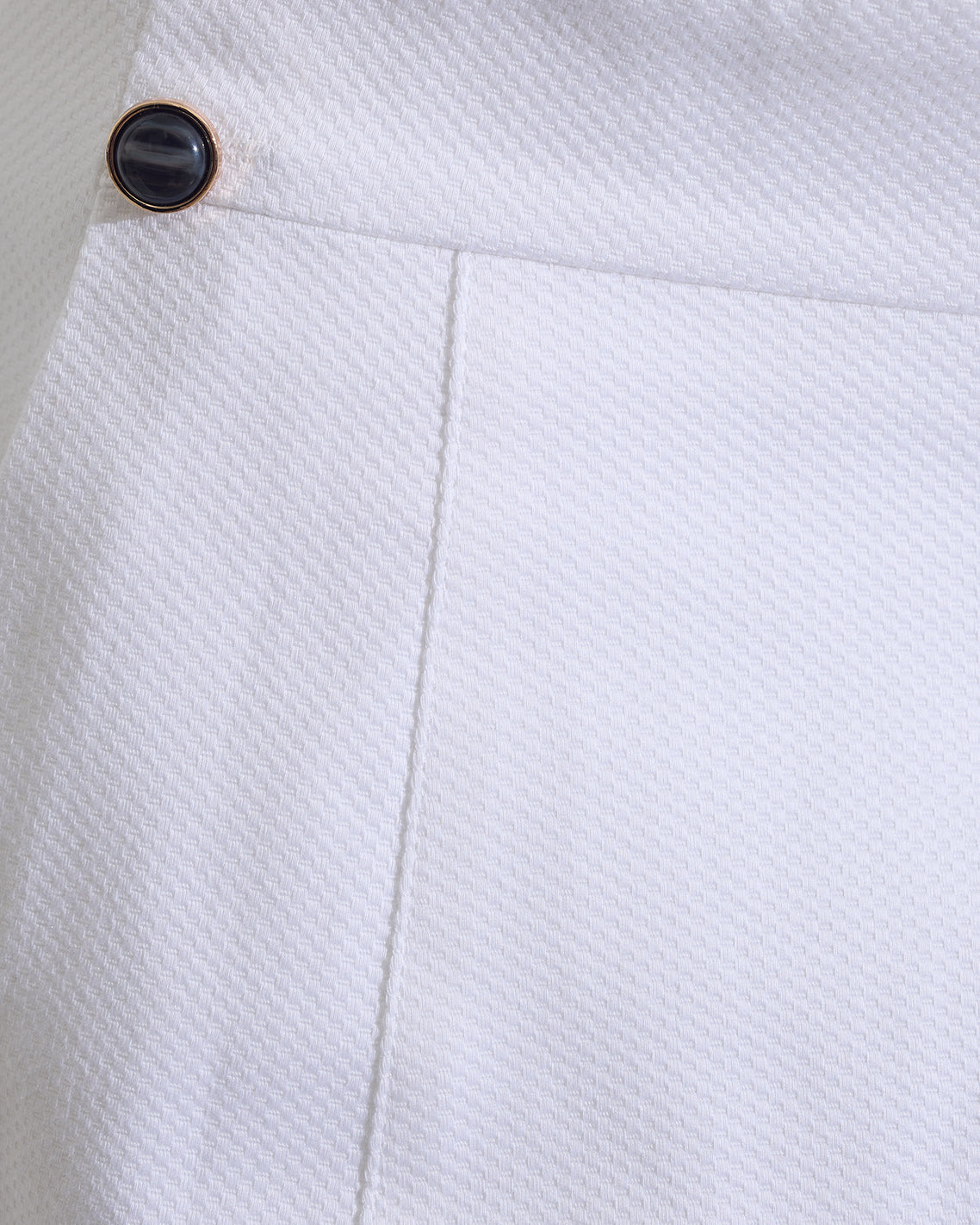 Draper James Magnolia White Tailored Shorts in Pique