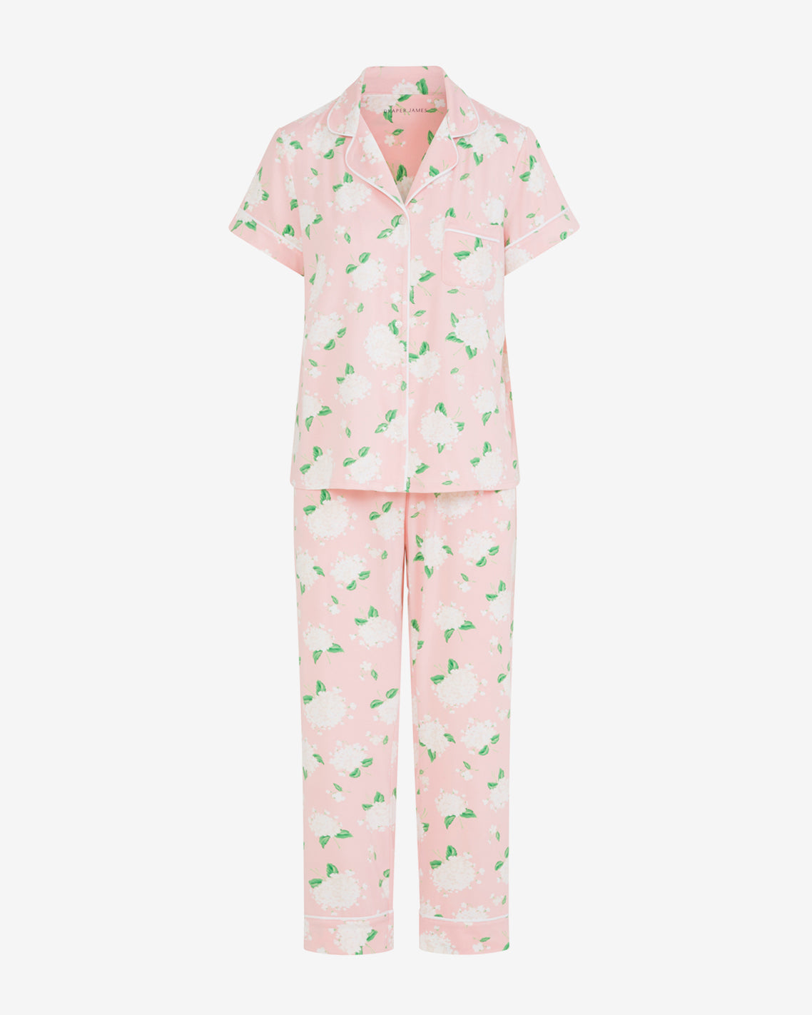 Draper James Pink Multi Linda Pajama Set in Hydrangeas