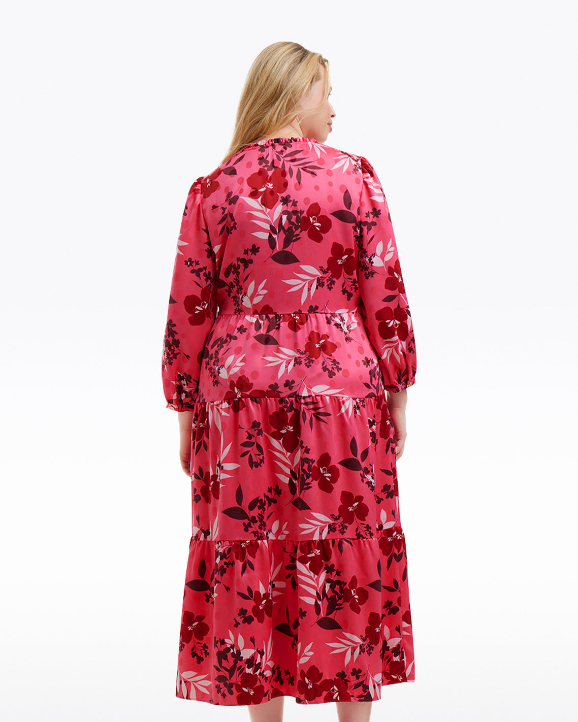 Draper James Spring Floral Katie Midi Dress in Spring Floral