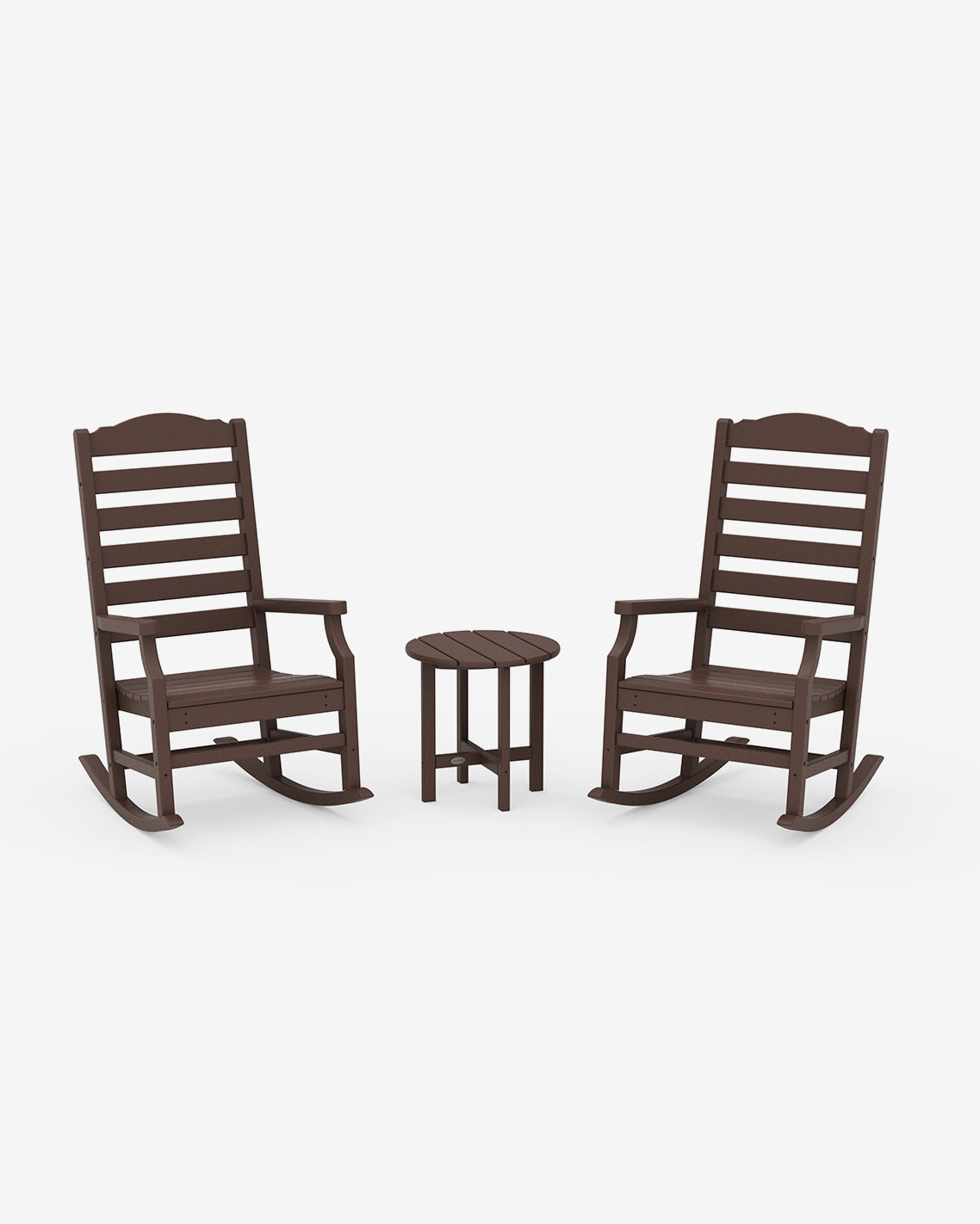 Draper James Mahogany Savannah 3-Piece Rocking Chair Set in Teal