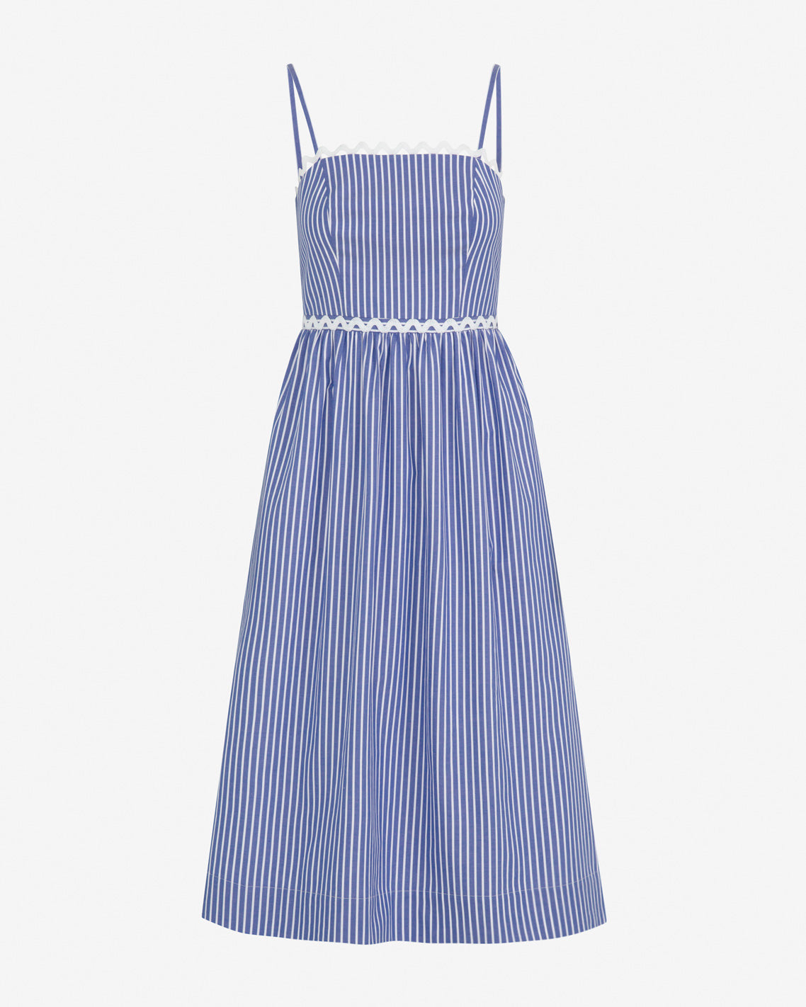Draper James Nassau Navy Marley Midi Dress