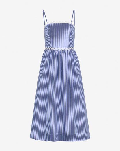 Draper James Nassau Navy Marley Midi Dress
