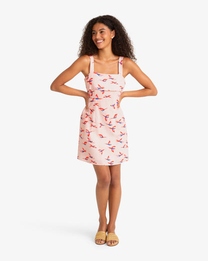Draper James Pink Multi Isla Mini Dress
