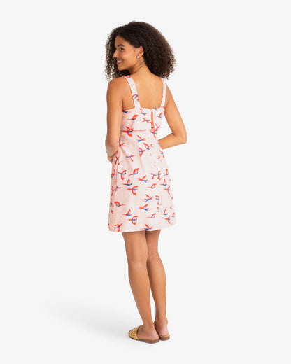 Draper James Pink Multi Isla Mini Dress