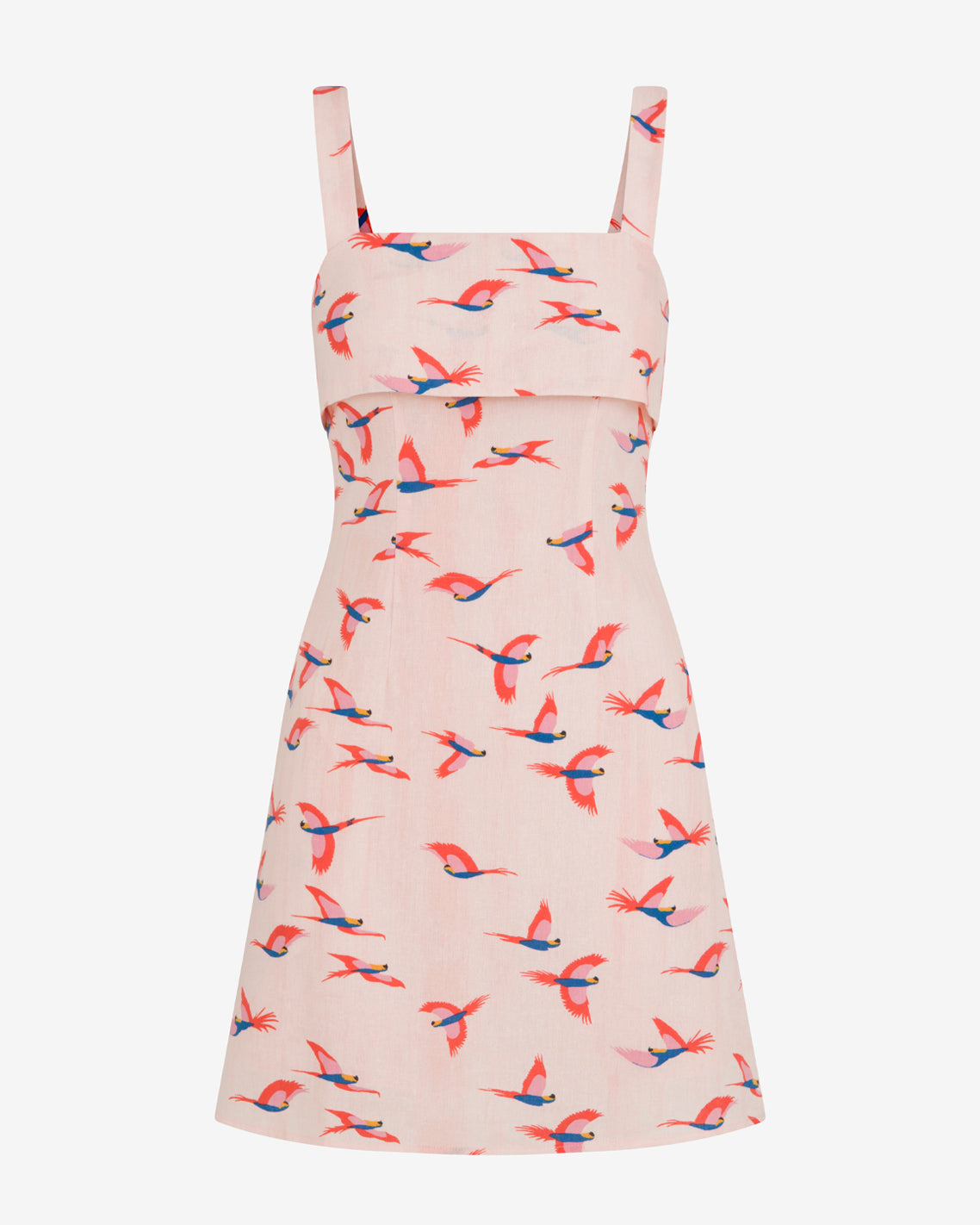 Draper James Pink Multi Isla Mini Dress