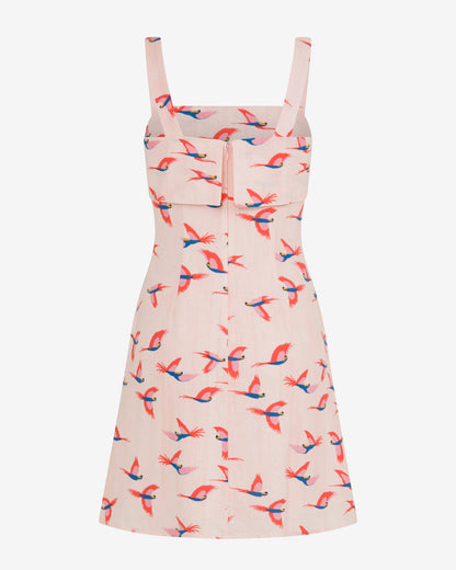Draper James Pink Multi Isla Mini Dress