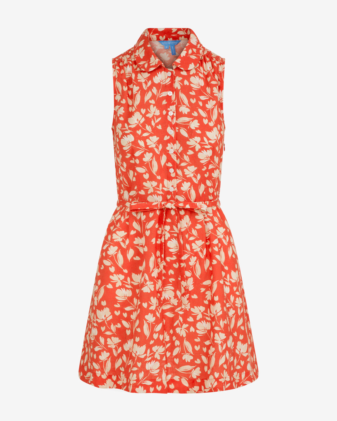 Draper James Red Cyrus Mini Dress in Floral Poppy