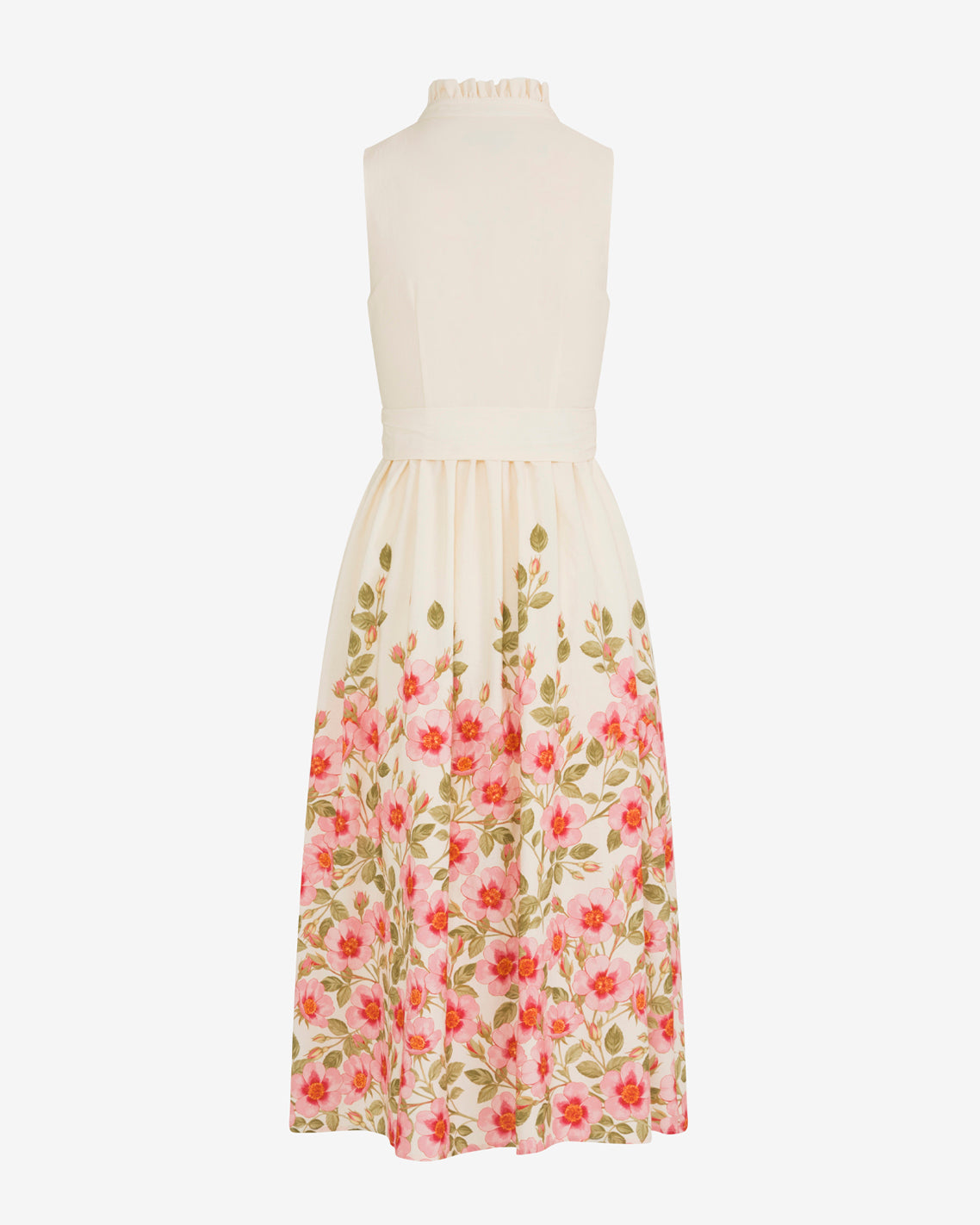 Draper James Pink Multi Aria Sleeveless Dress in Wild Rose