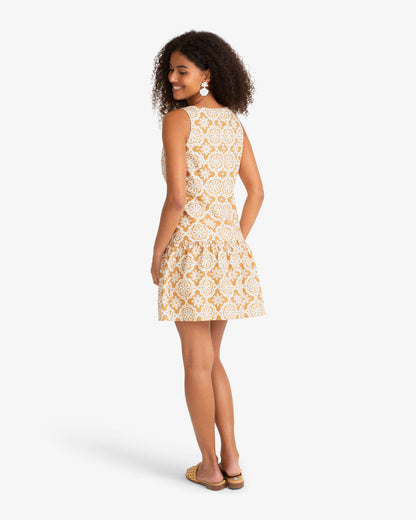 Draper James Gold Josie Button Down Dress