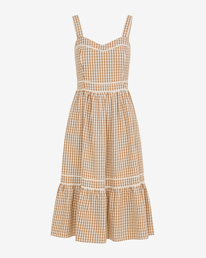 Draper James Tan Dani Midi Dress