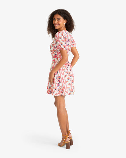 Draper James Fuschia Kim Mini Floral Dress