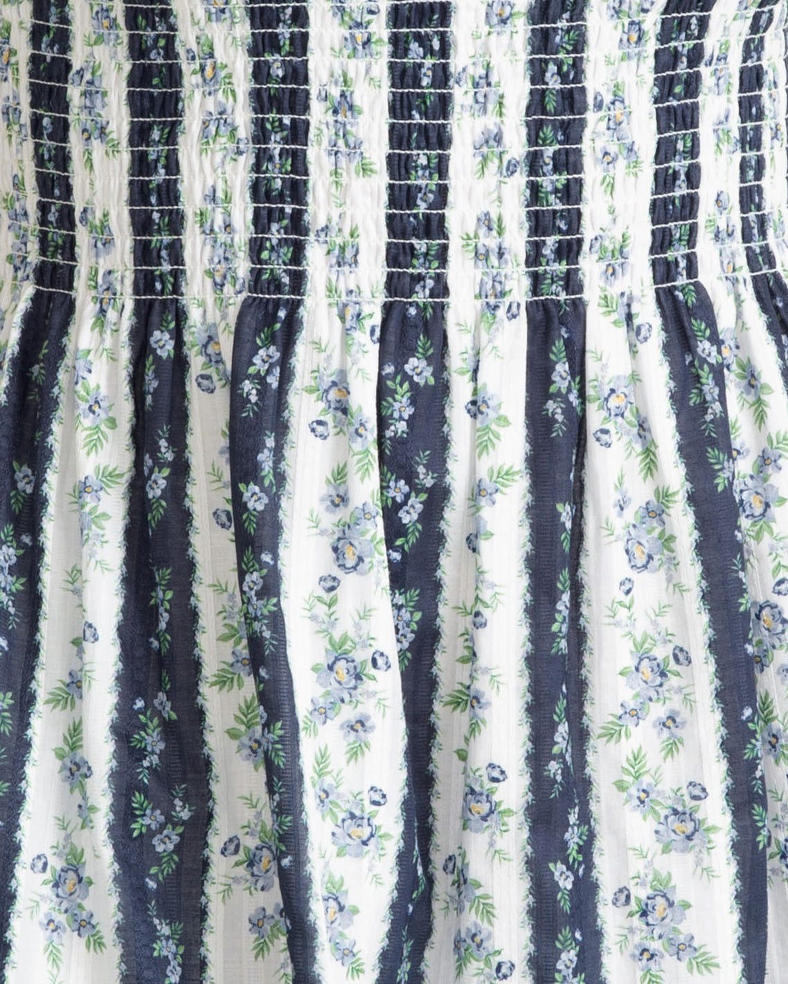 Draper James Multistripe Wren Dress in Floral Stripe