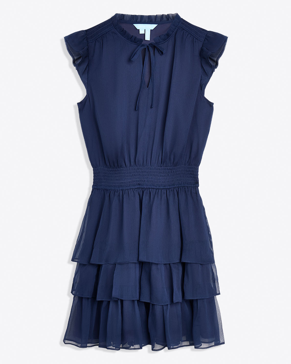Draper James Nassau Navy Alana Mini Dress | Women's Mini Dresses by Draper James