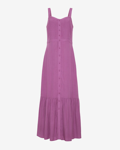 Draper James Purple Brynn Sleeveless Midi Dress in Amethyst