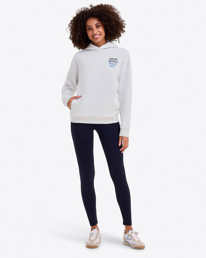 Draper James Grey What Would Dolly Do Hoodie – Alternate Color