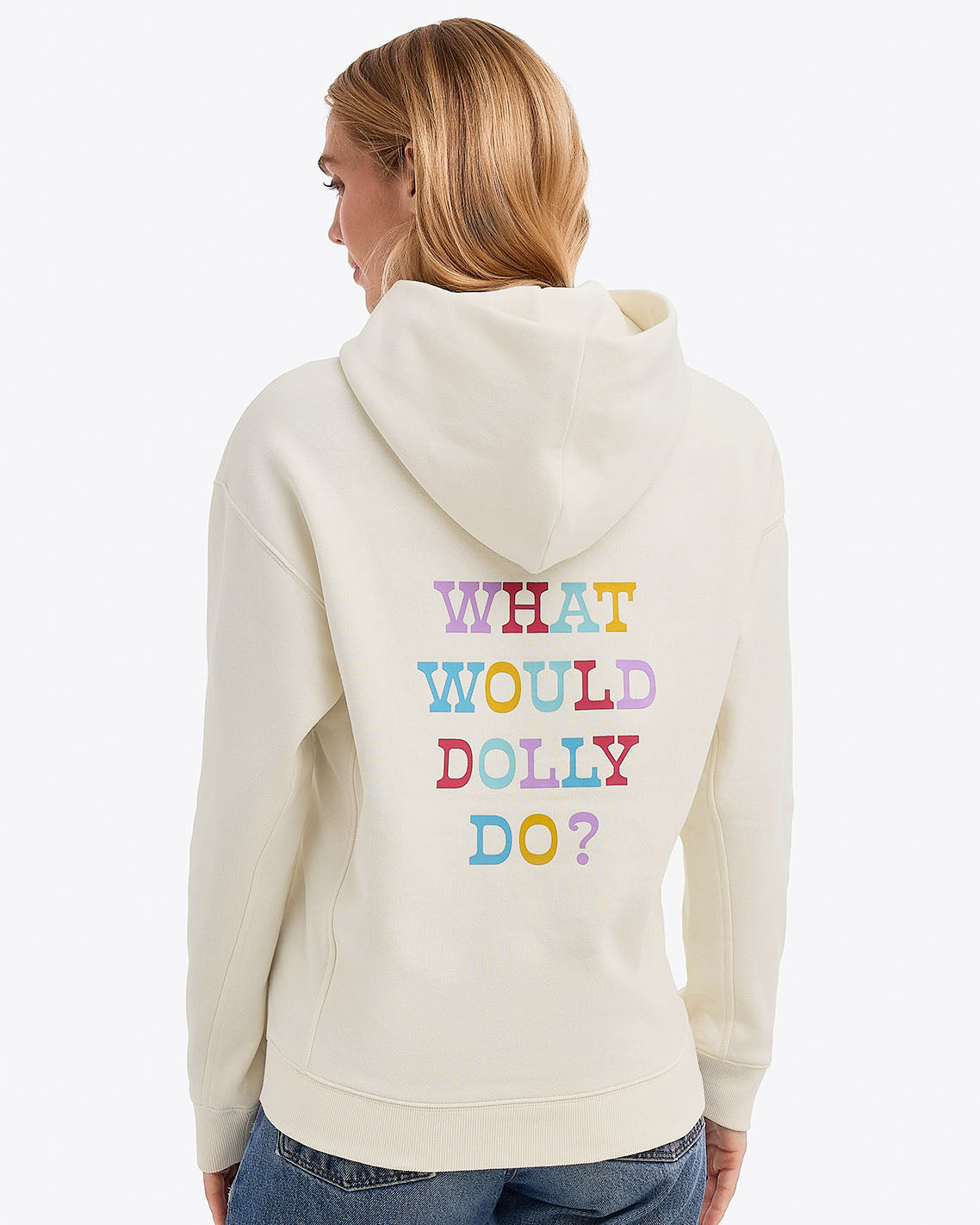 Draper James Magnolia White What Would Dolly Do Hoodie – Original