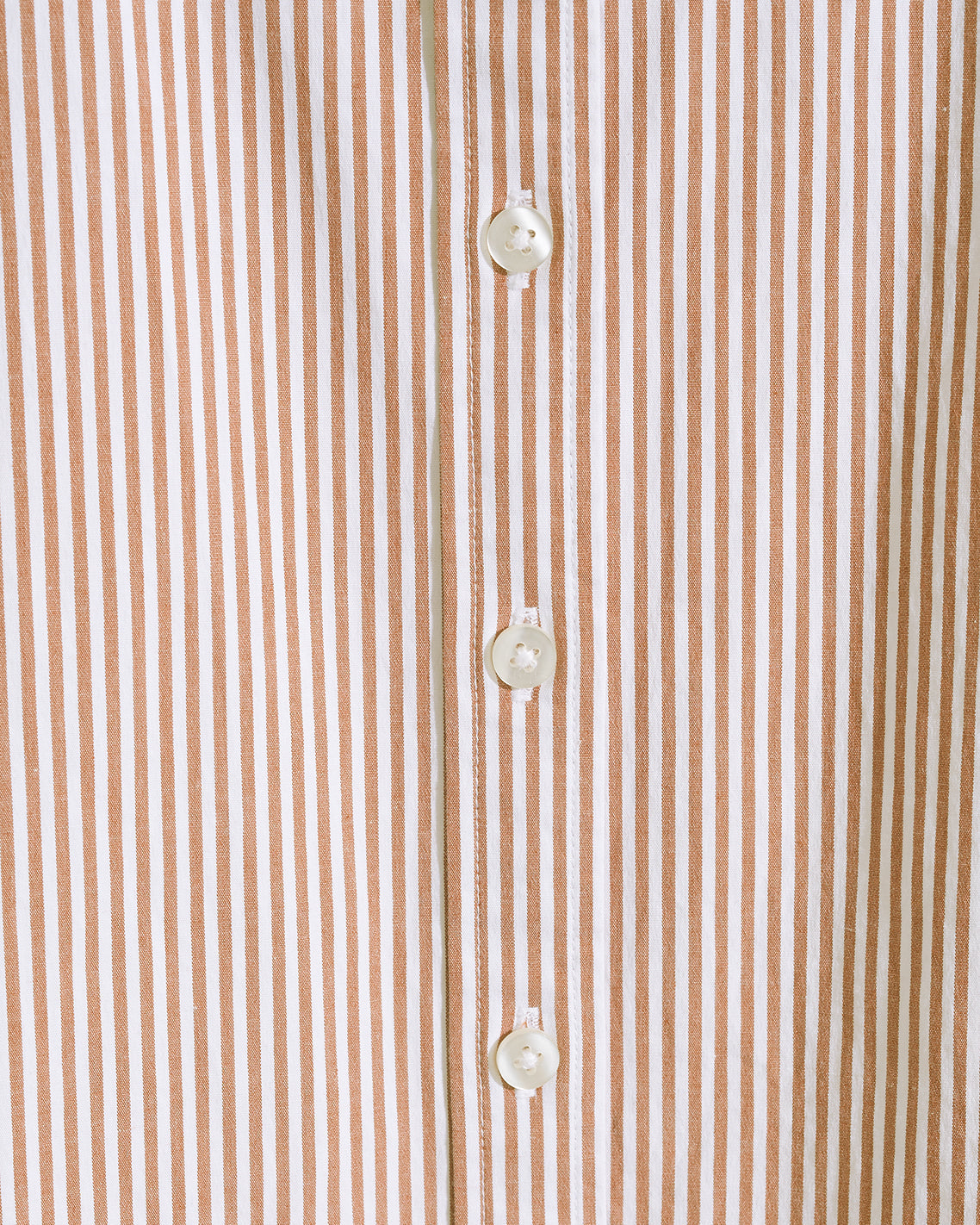 Draper James Rust Long-Sleeve Button Down in Rust Stripe
