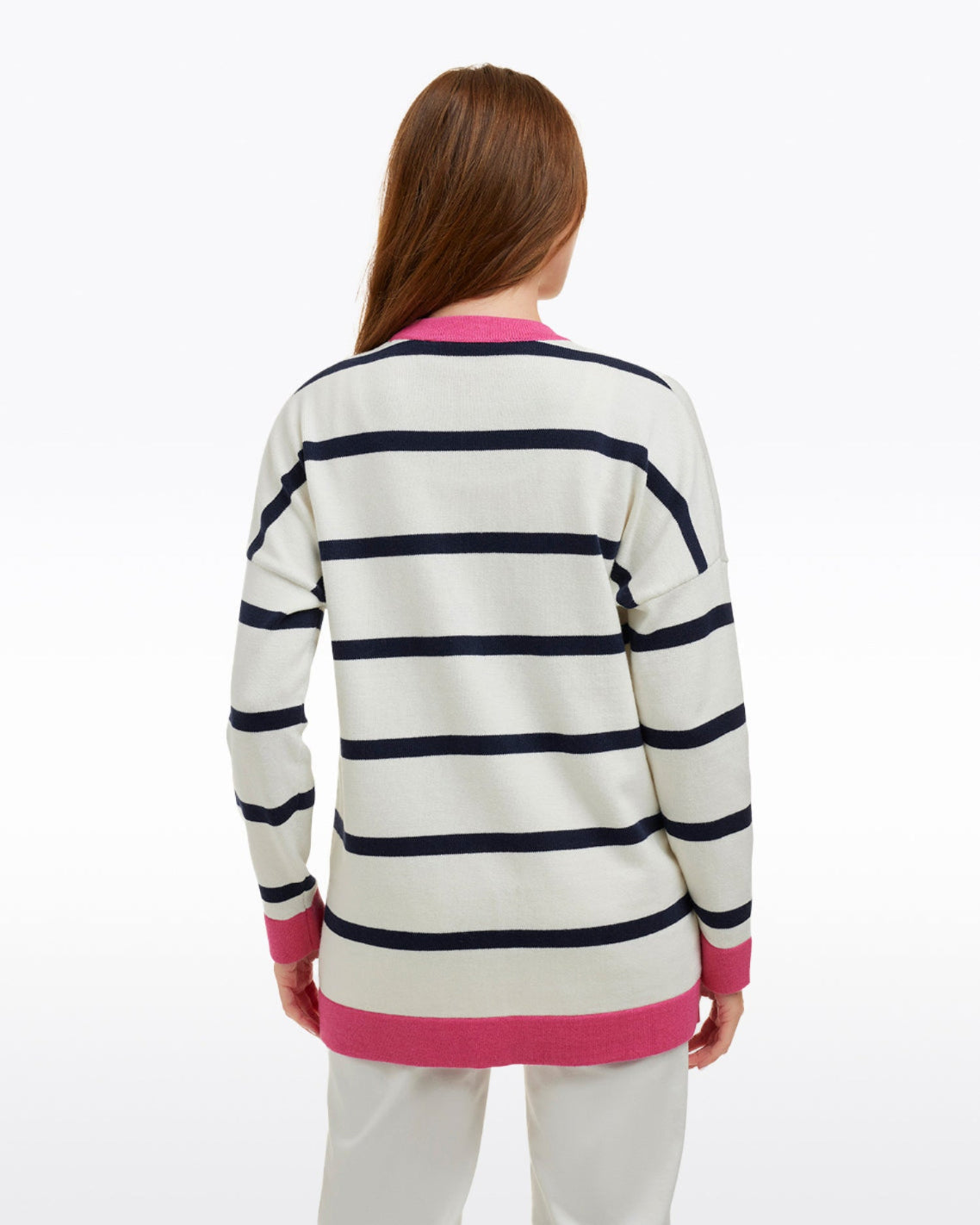 Draper James Magnolia White Cassadee Cardigan