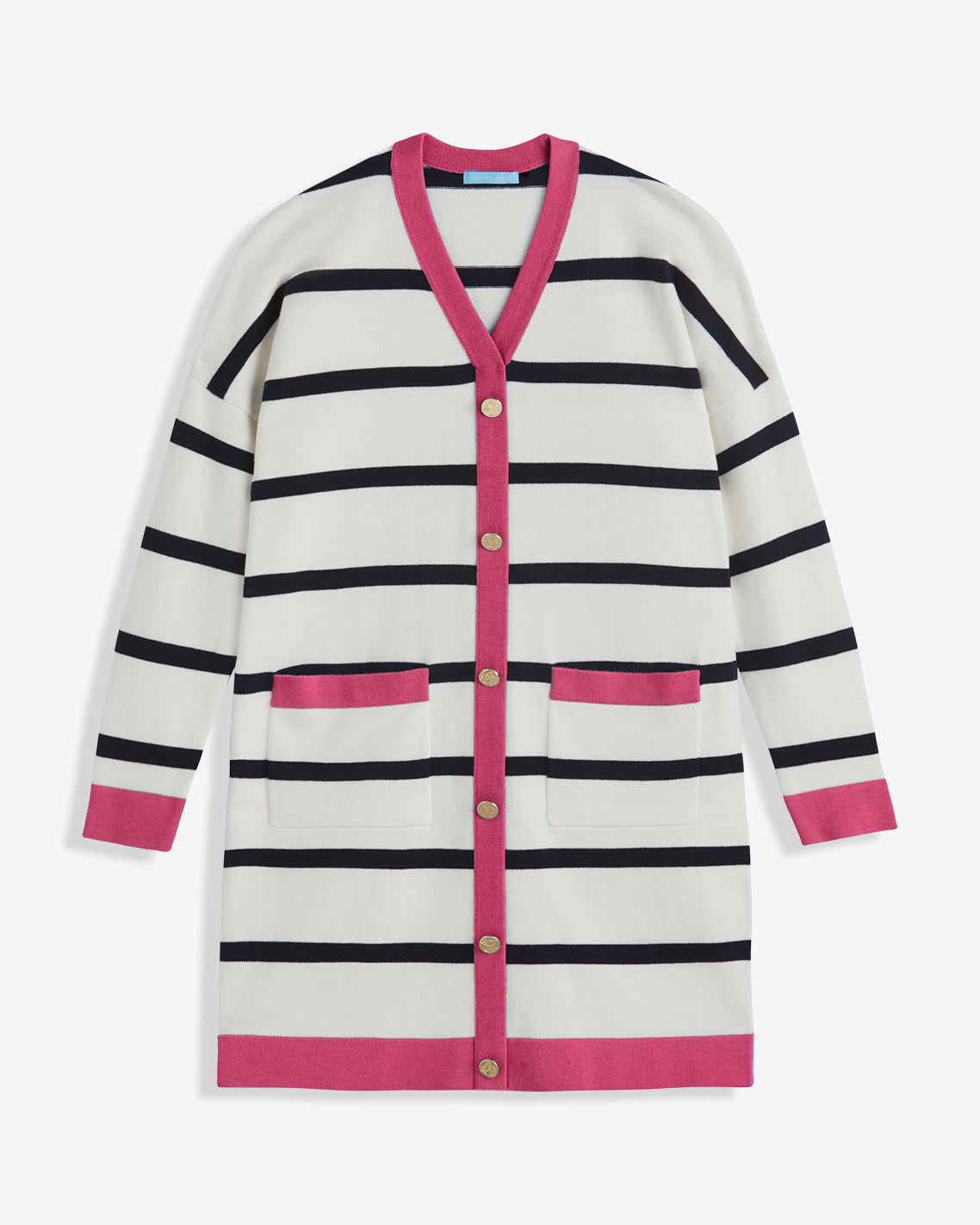 Draper James Magnolia White Cassadee Cardigan