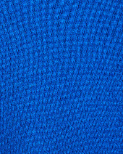 Draper James Royal Blue Button Shoulder Cashmere Sweater in Ivory