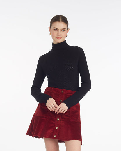 Draper James Black Lace Stitch Pullover – Alternate Color