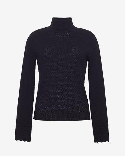 Draper James Black Lace Stitch Pullover – Alternate Color