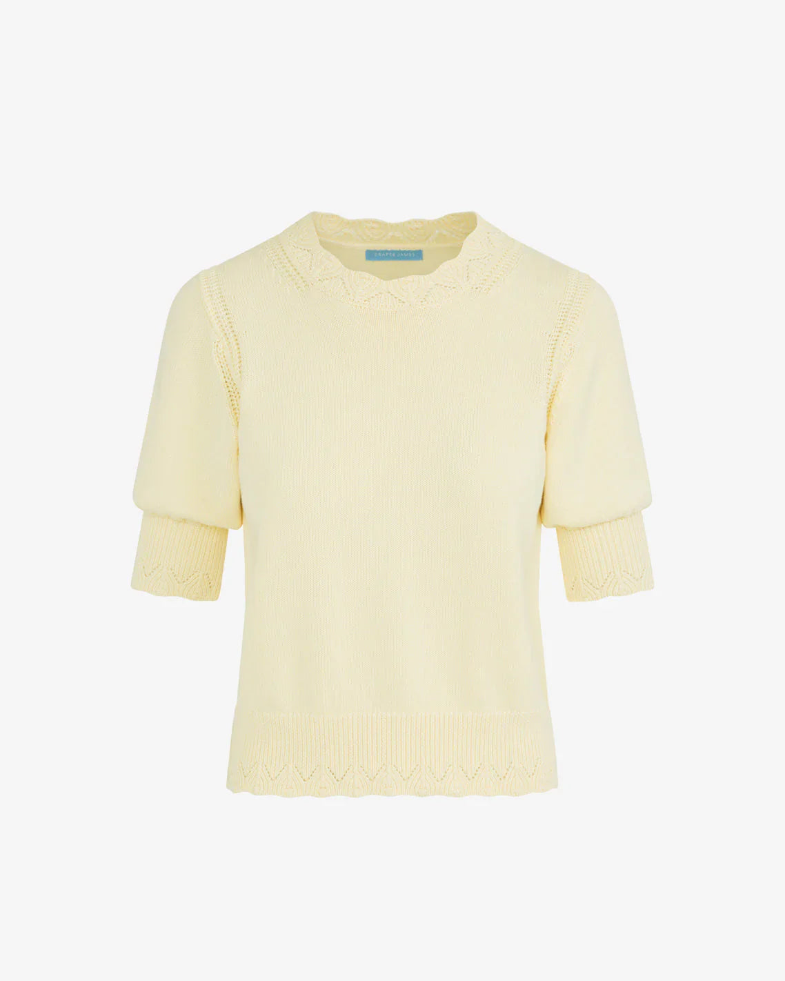 Draper James Yellow Spring Sweater in Flan