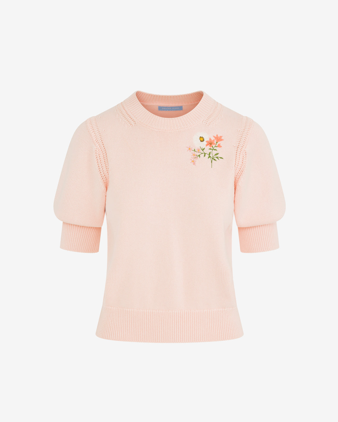 Draper James Blush Spring Sweater in Pink Salt