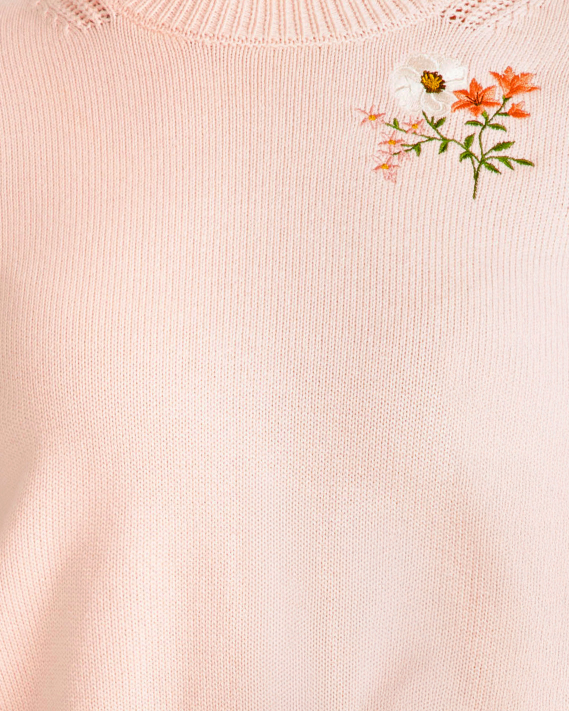 Draper James Blush Spring Sweater in Pink Salt