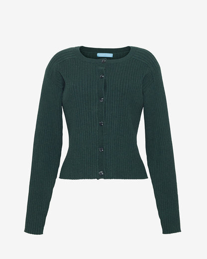 Draper James Sycamore Luxe Cropped Rib Cardigan – Alternate Color