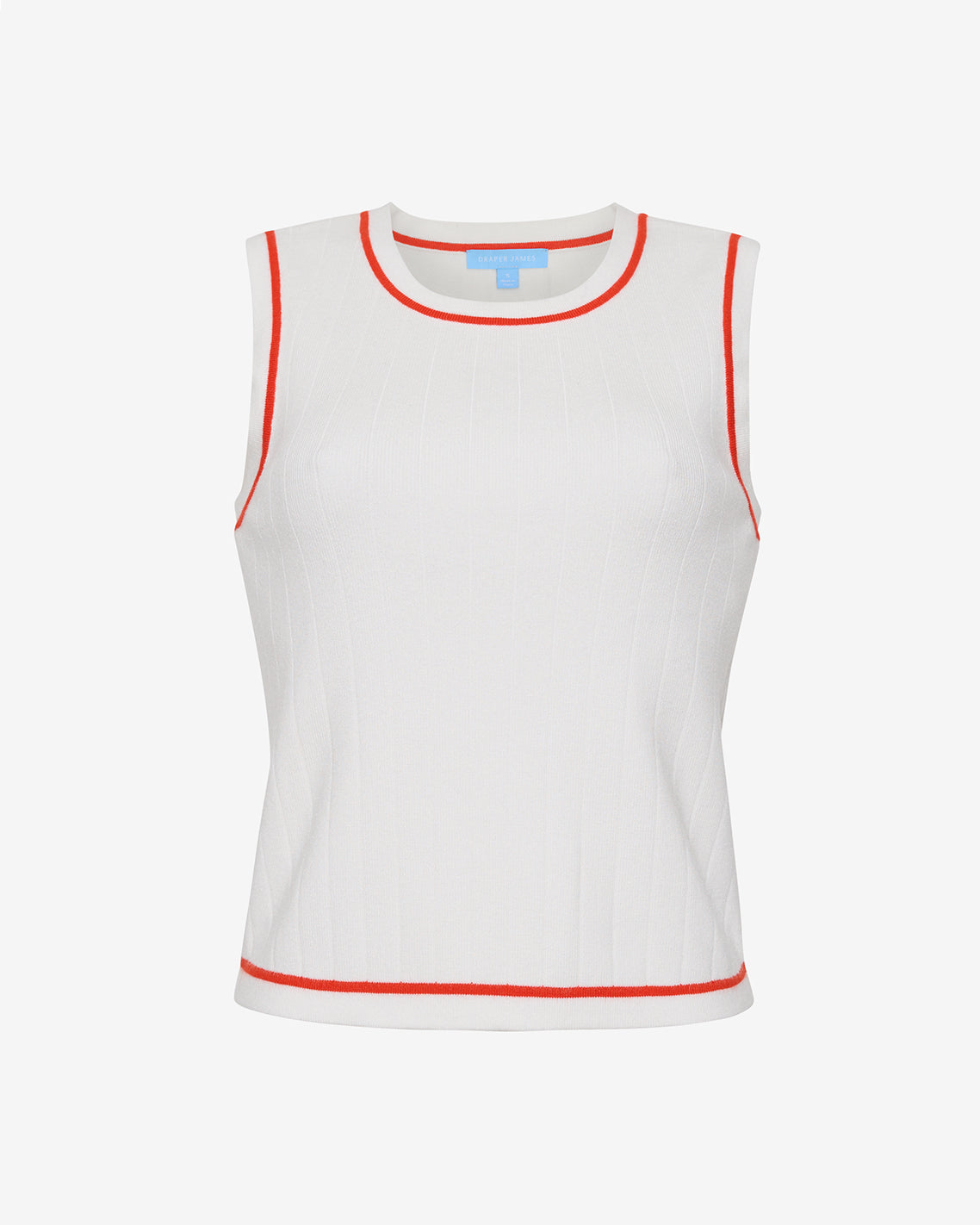 Draper James Magnolia White Sweater Tank in New Color | Knit Tops by Draper James