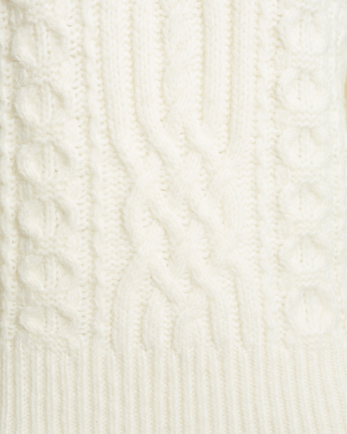 Draper James Gardenia Oversized Cable Funnel Neck Sweater – Alternate