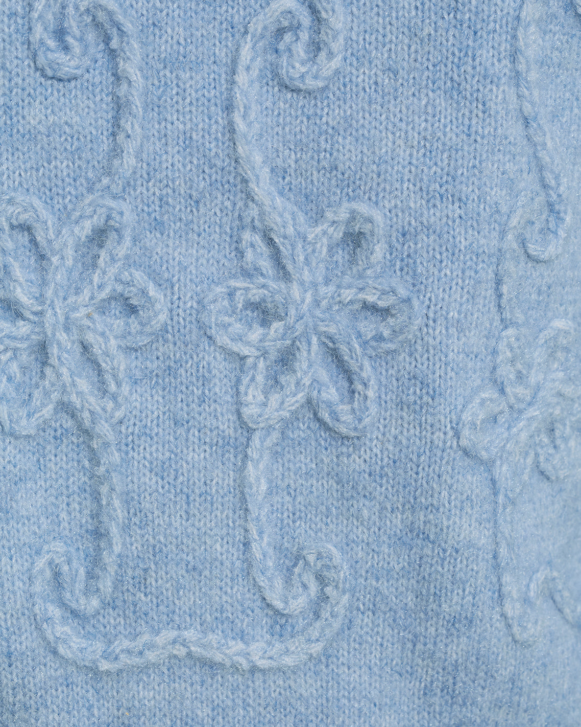 Draper James Light Blue Floral Sweater | Women's Print Sweaters by Draper James