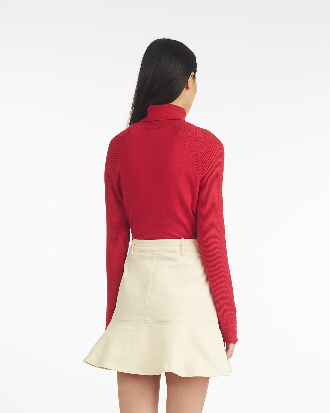 Draper James Cerise Lace Stitch Pullover – Classic