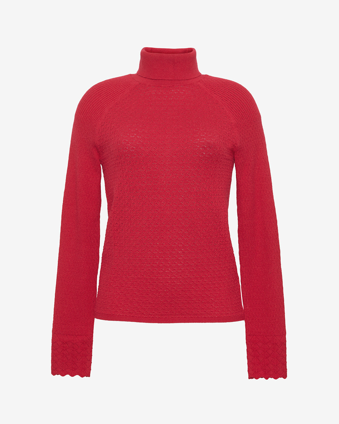 Draper James Cerise Lace Stitch Pullover – Classic