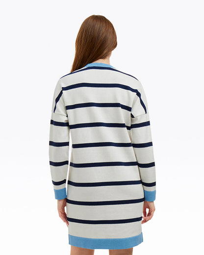 Draper James Magnolia White Cassadee Cardigan Sweater Dress