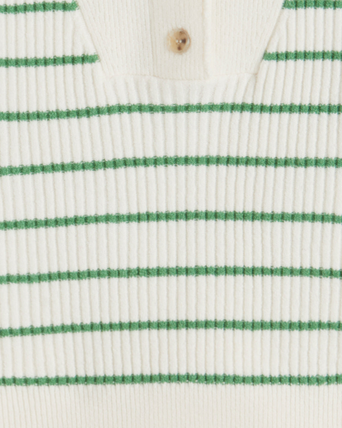 Draper James Magnolia White Multi Striped Button Front Sweater