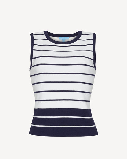 Draper James Magnolia White Sweater Tank Top | Women's Knit Tanks by Draper James
