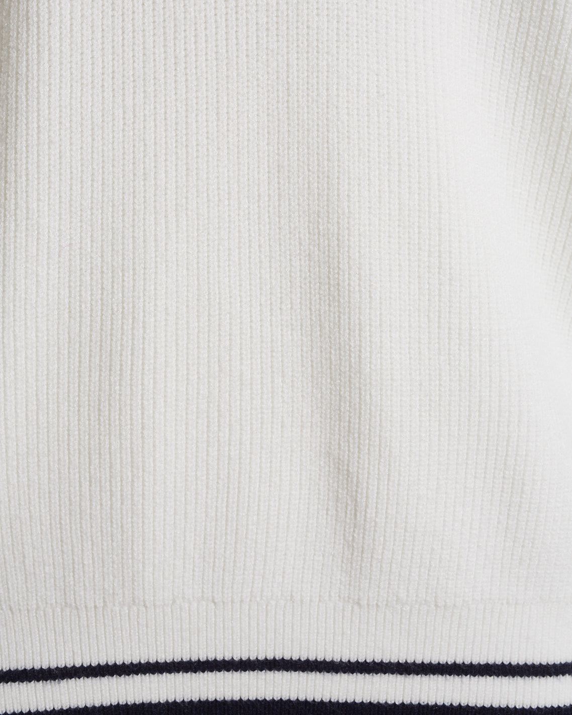 Draper James Magnolia White Quarterzip Sweater