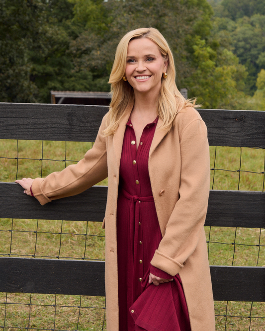 Draper James Camel Woods Coat in Camel