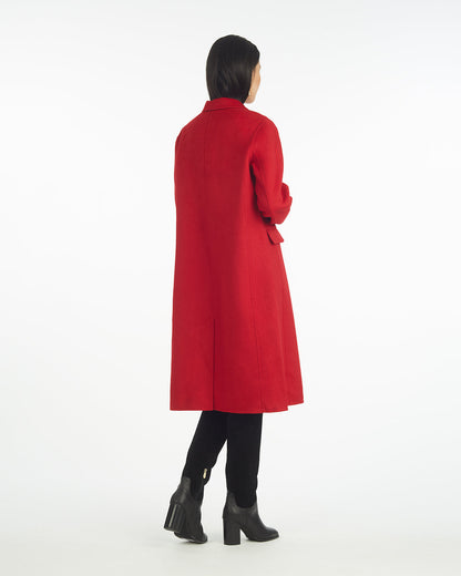 Draper James Red Woods Coat in Red