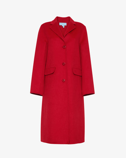Draper James Red Woods Coat in Red