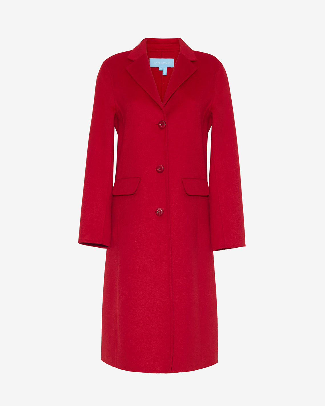 Draper James Red Woods Coat in Red