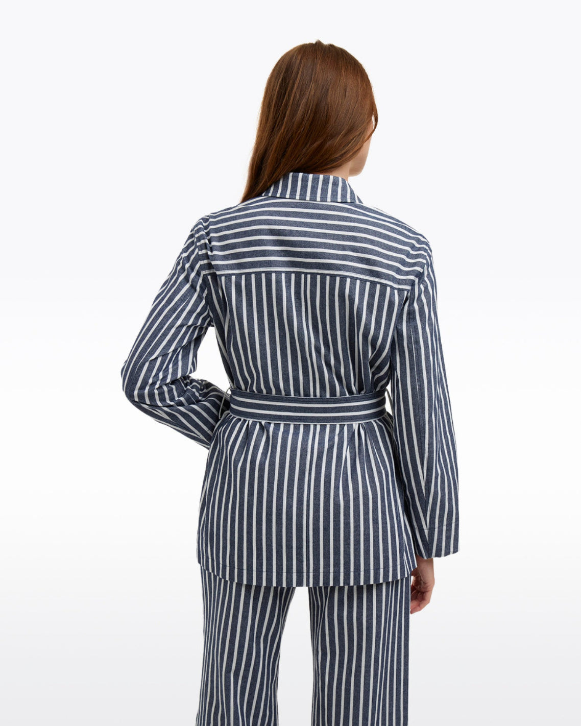 Draper James Railroad Stripe Utility Jacket | Women's Casual Jackets by Draper James