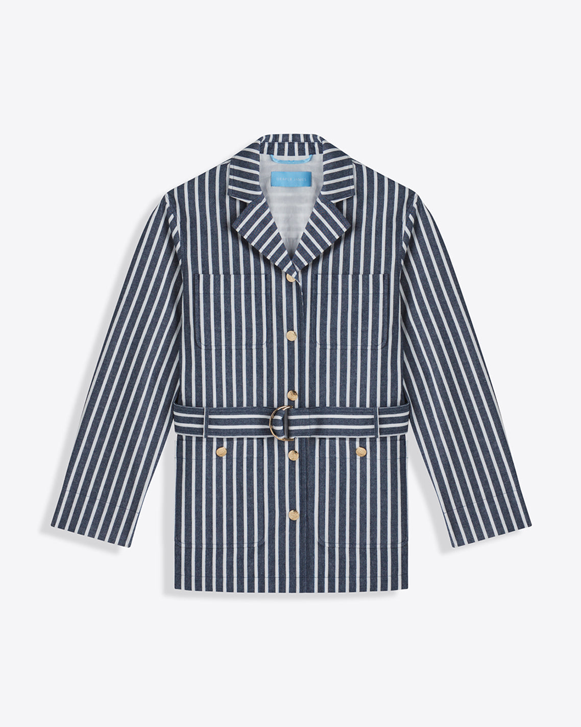 Draper James Railroad Stripe Utility Jacket | Women's Casual Jackets by Draper James