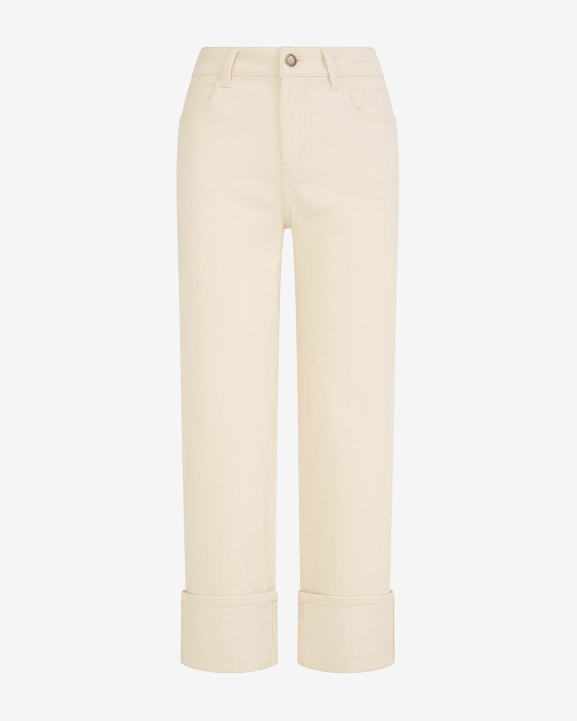 Draper James Natural Cuffed Bottom Pant
