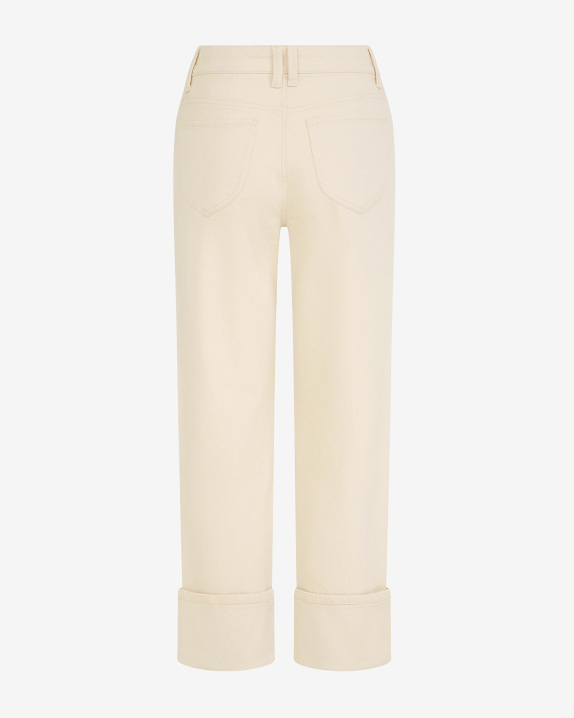 Draper James Natural Cuffed Bottom Pant