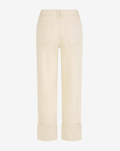 Draper James Natural Cuffed Bottom Pant